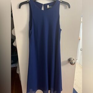 Ralph Lauren Classic Navy Midi Dress - size 4
